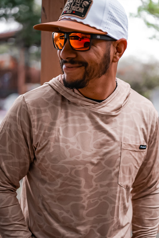 Truchaflauge Vented Performance Tee- Sandbar