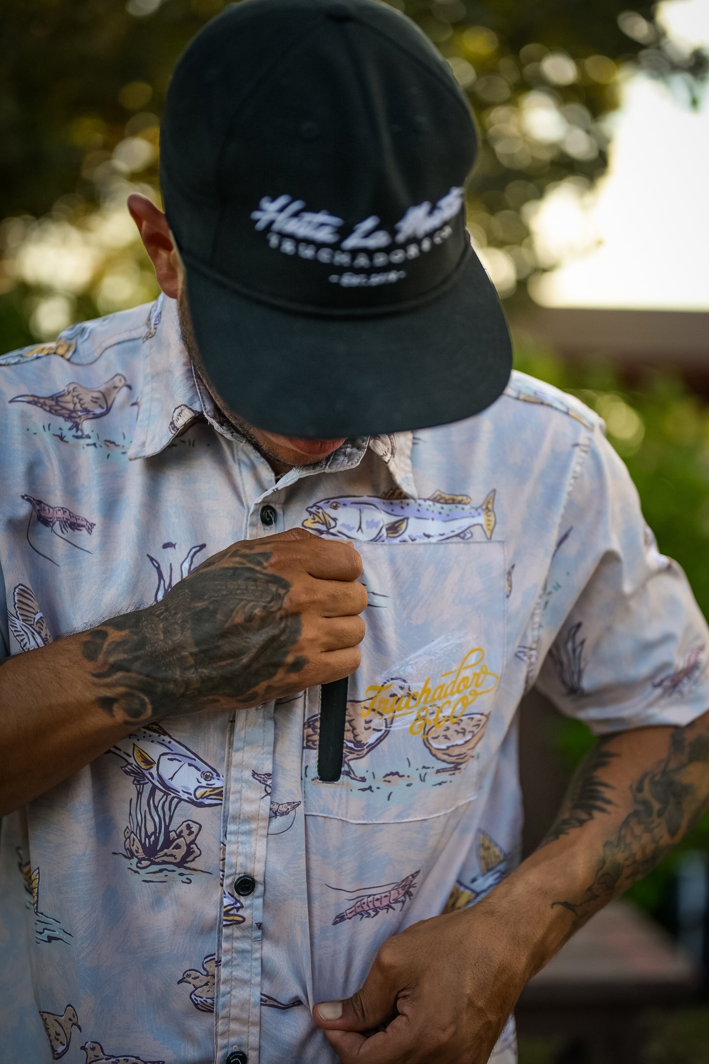 Paloma y Truchitas Comfort Vented Shirt - Sandbar