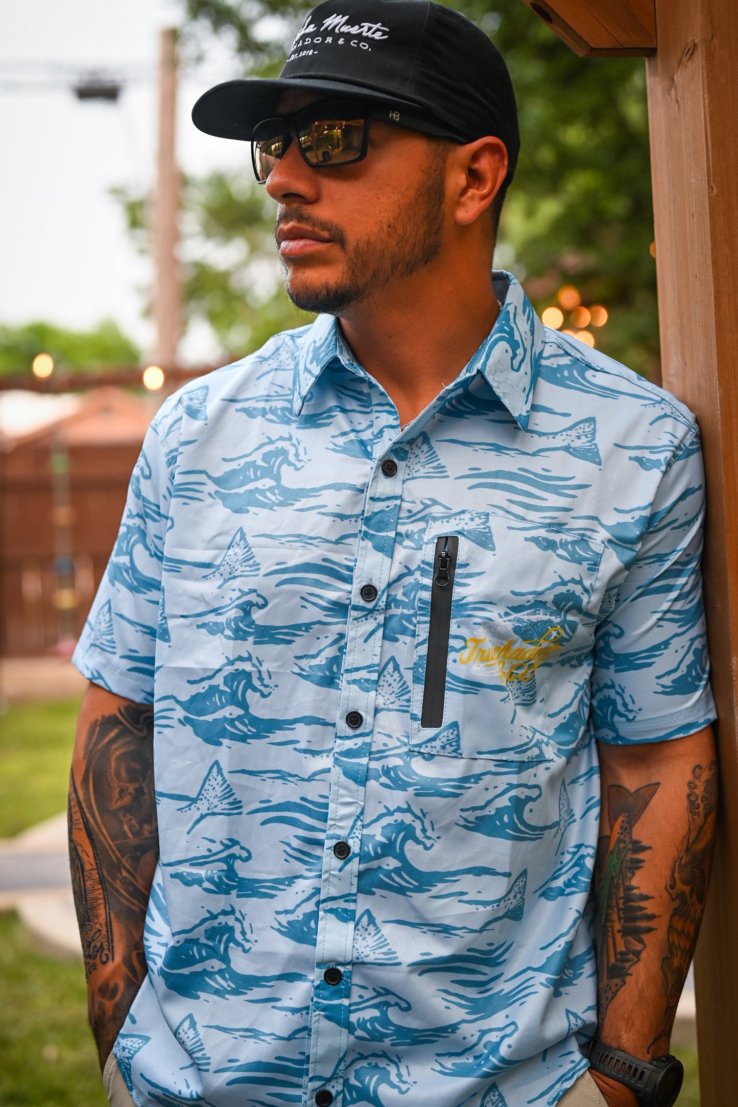 Spring Tide Comfort Vented Shirt - Sky