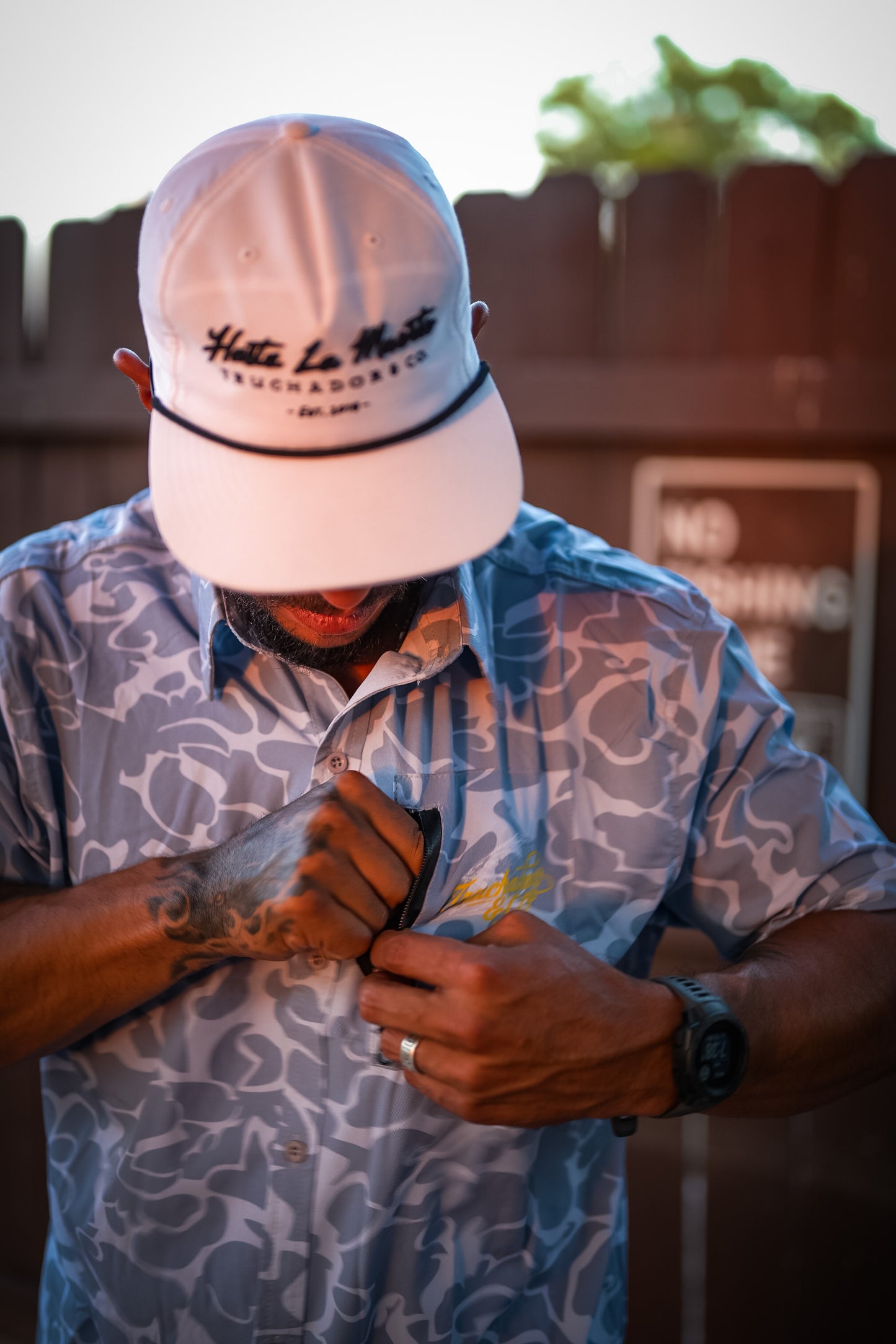 Button-up Vented Shirt