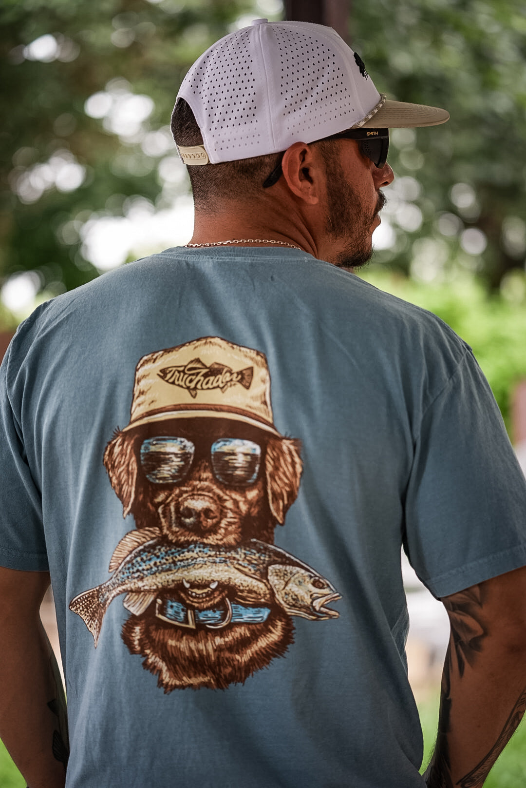 Trucha Dog Tee - Blue