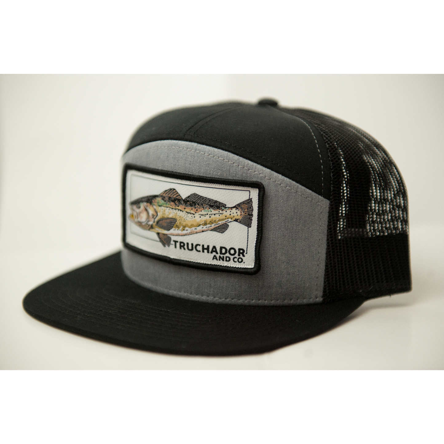 Troutlandia Patch Flatbill Panel Hat