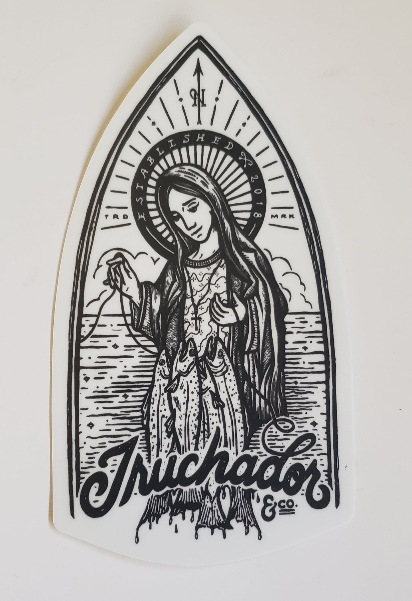 Holy Mother of Trout! Sticker