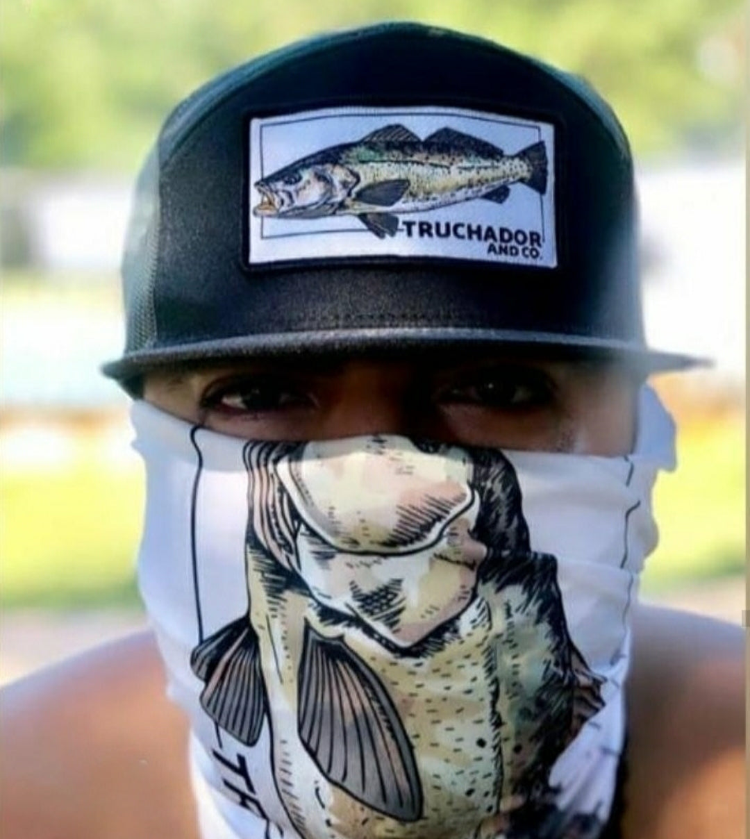 UPF 50+ Troutlandia Face shield