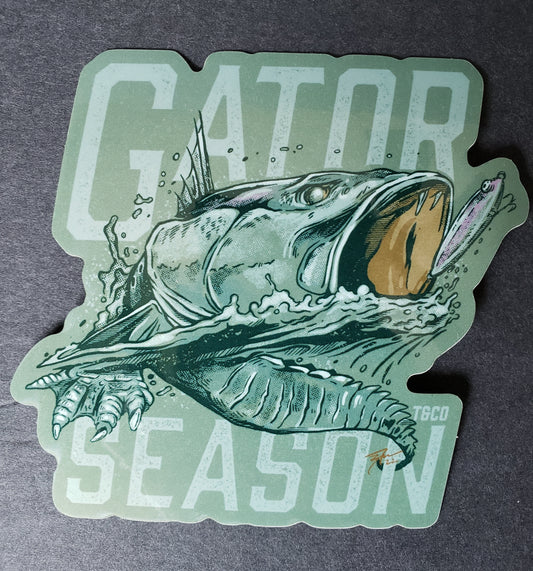 Gator Season Sticker