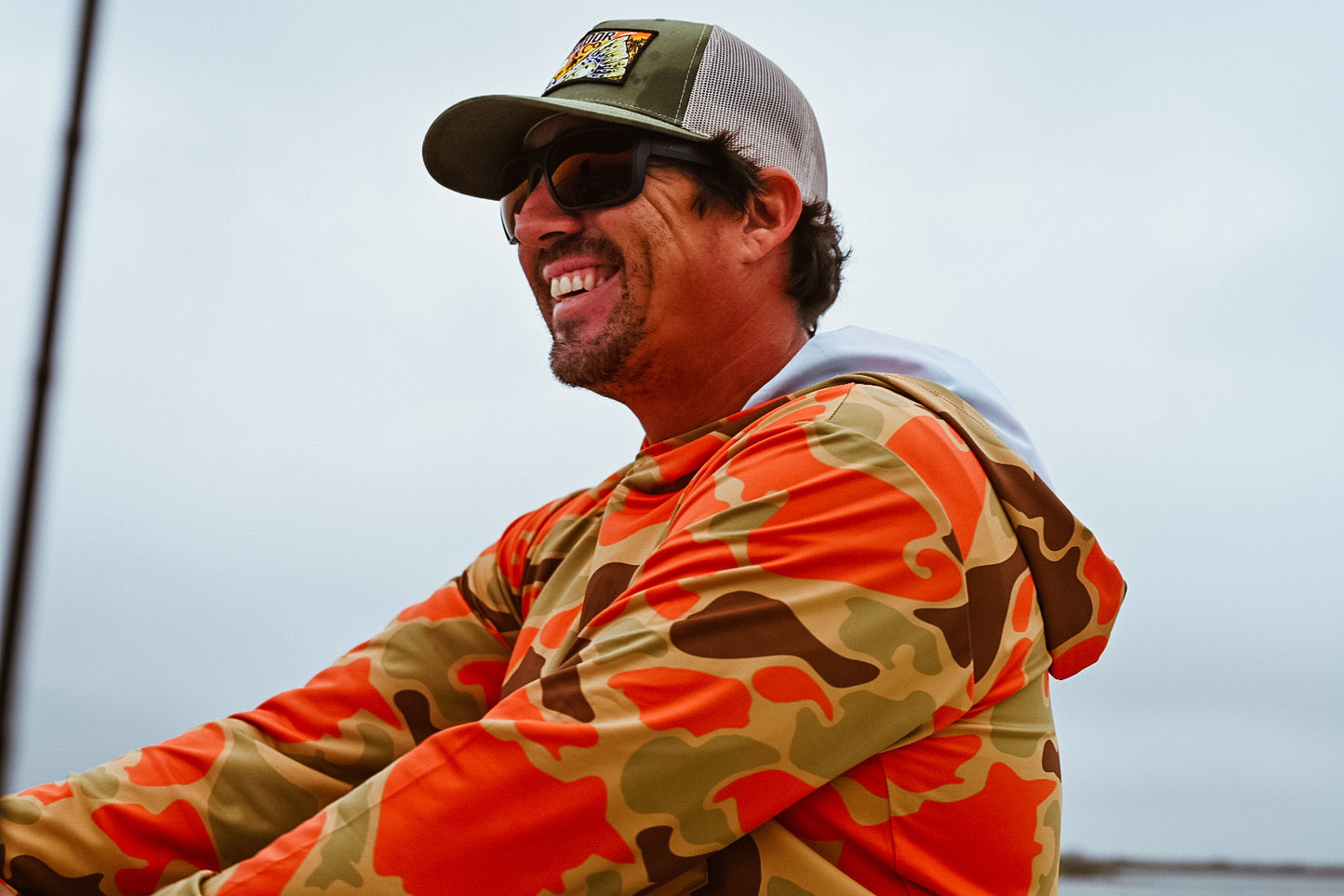 Truchaflauge Performance Tee - Orange Mallard