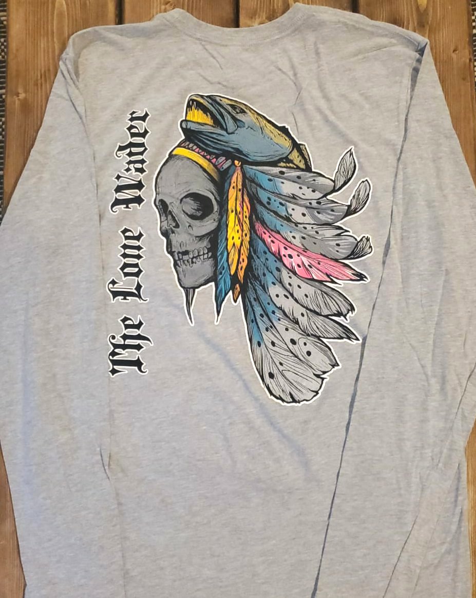 Lone Wader Cotton Long Sleeve Tee