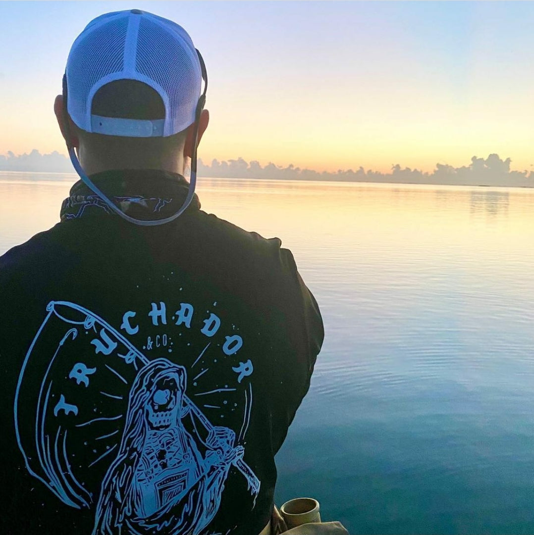 Black Don't Get Caught Dead in the Water Performance Tee