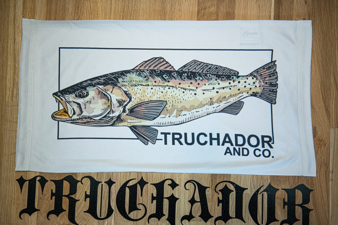UPF 50+ Troutlandia Face shield