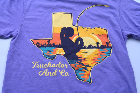 She Wades in the Sunrise Tee