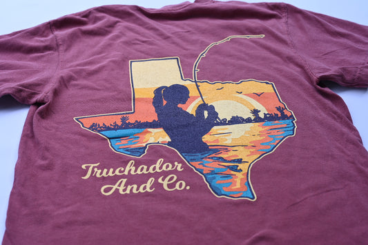 She Wades in the Sunrise Tee