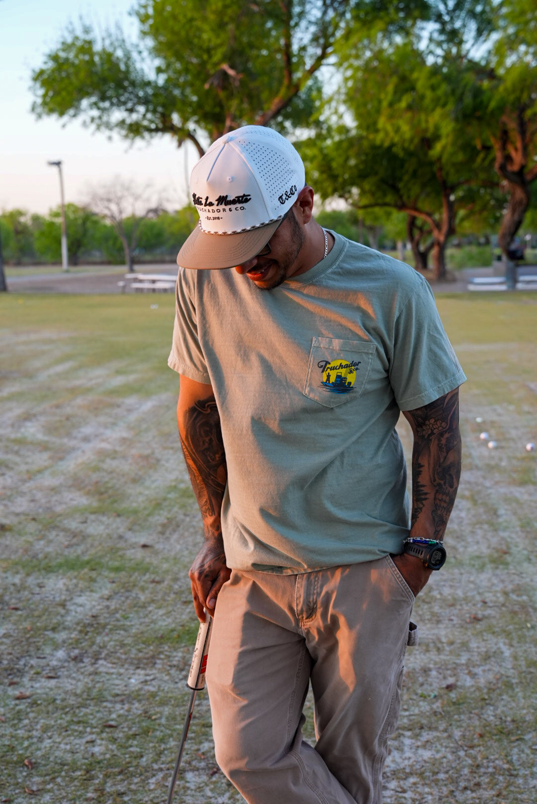 Vintage Glidebait Tee- Sand
