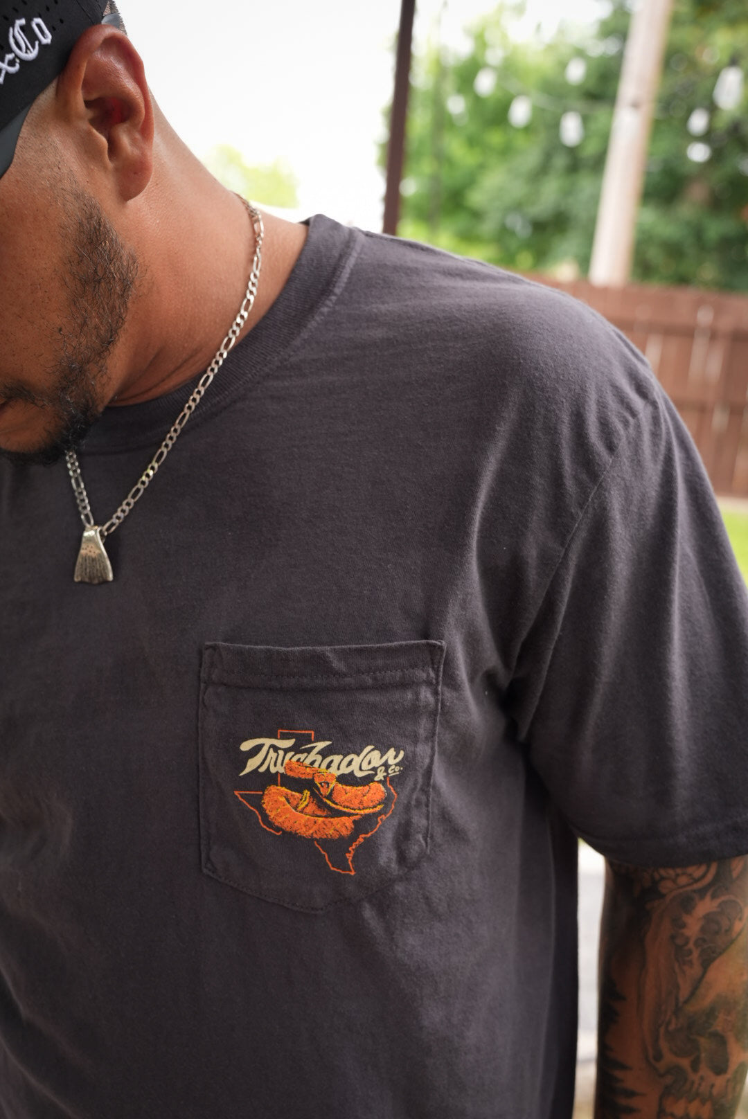 Rattlesnake Bay Tee - Charcoal