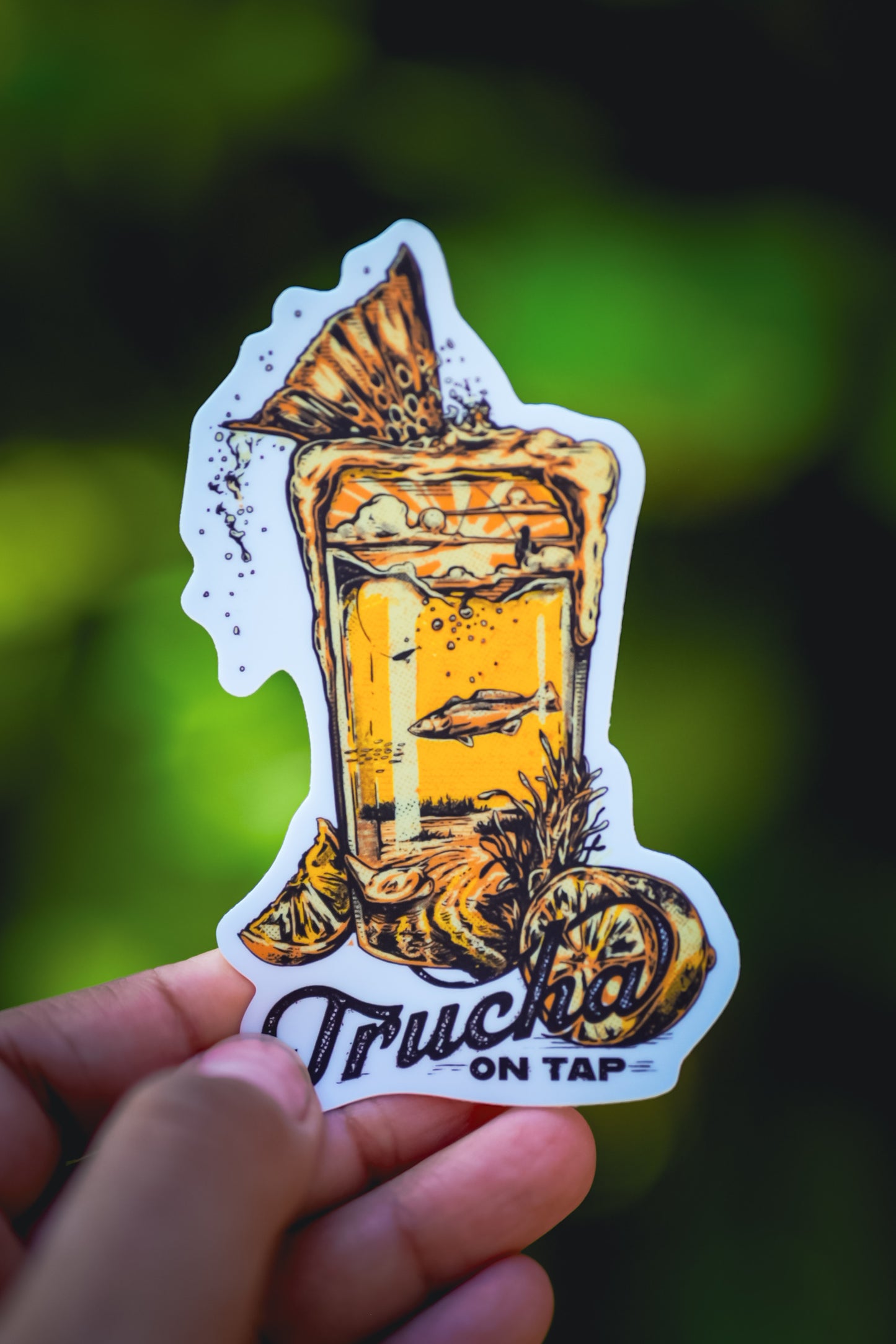 Truch on Tap Sticker