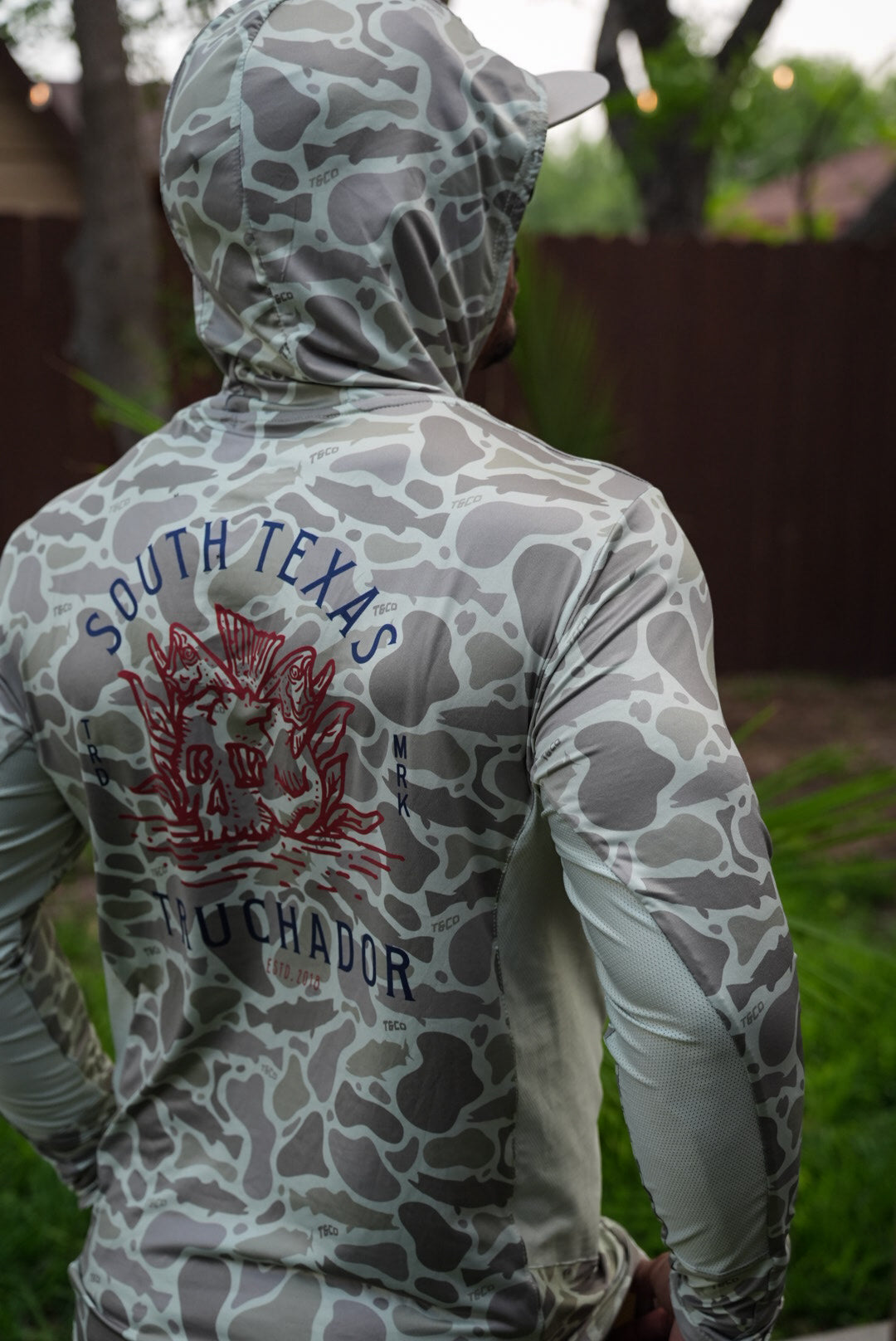 Trucha State of Mind Vented Performance Tee - Sea Salt Green