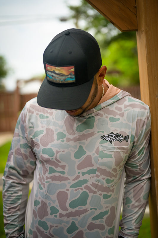 Troutflauge Vented Performance Tee- Mint