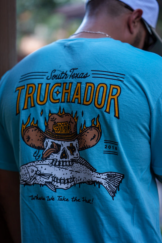 South Texas Truchador Tee - Aqua