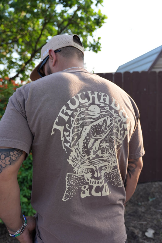 Grateful Trucha Tee - Mocha