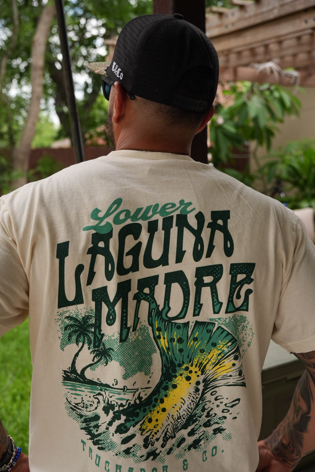 LLM Trout Tail Tee - White