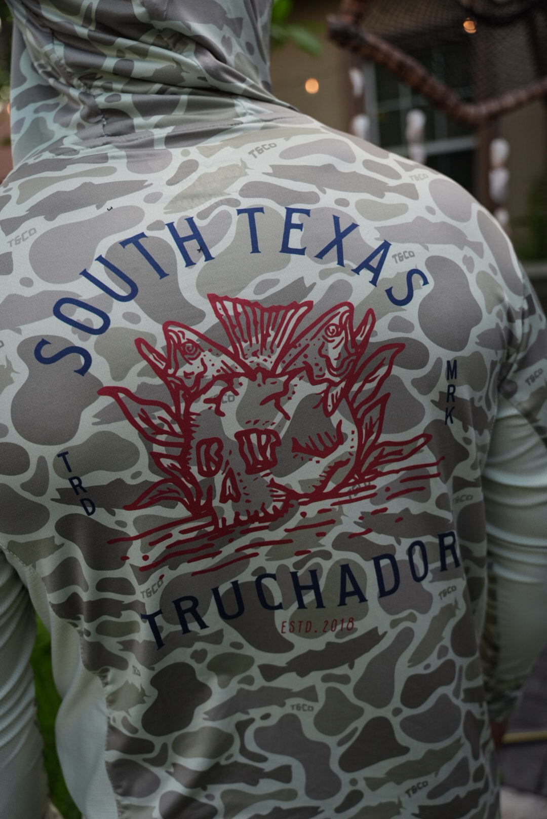Trucha State of Mind Vented Performance Tee - Sea Salt Green