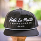 Hasta La Muerte Rope Hat - Blk/White