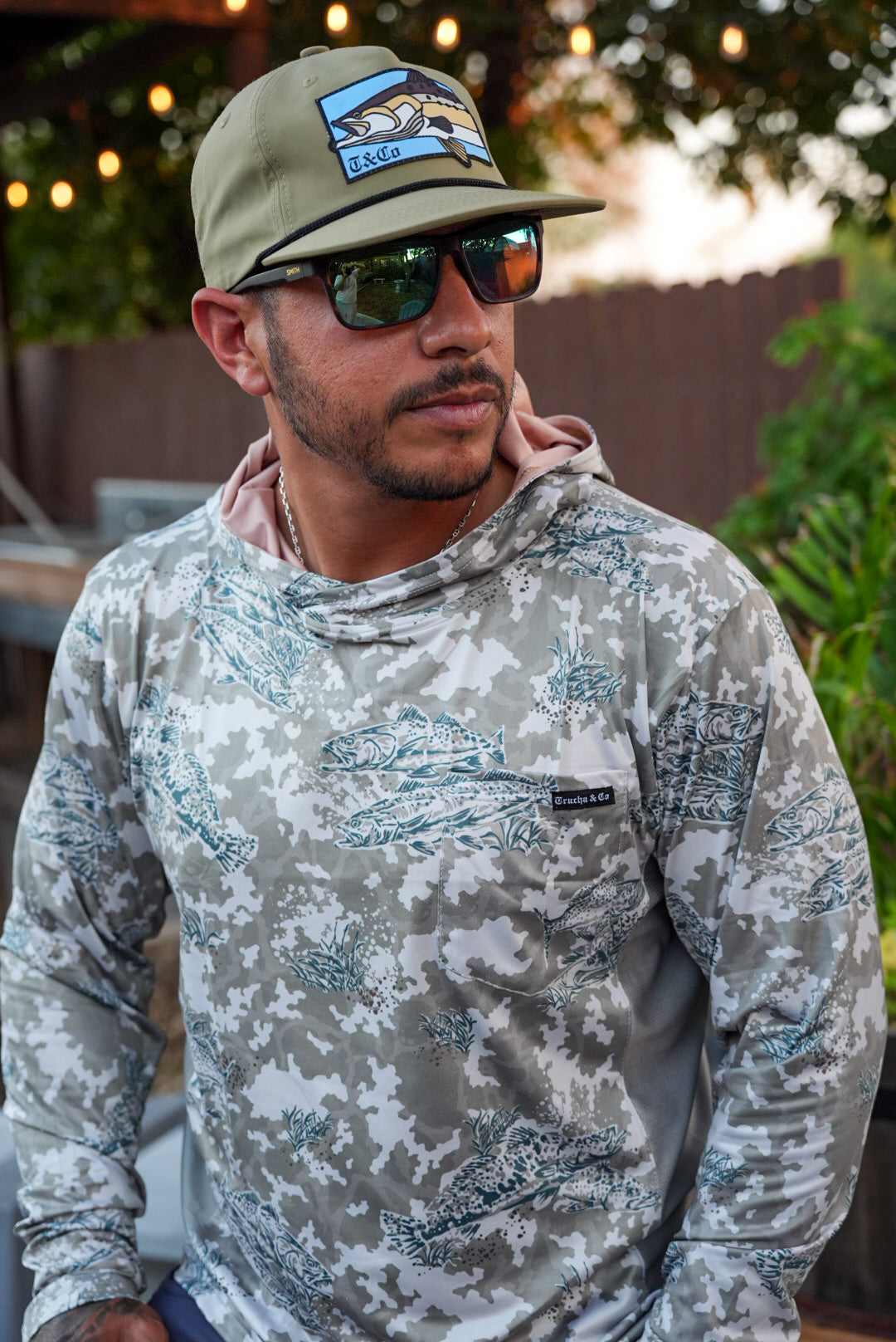 Winter Grid Camo Vented Performance Tee