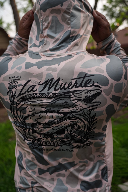 Hasta La Muerte Vented Performance Tee - PeachFuzz