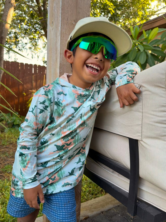 Coastal Ibis - Youth Vented Performance Shirt