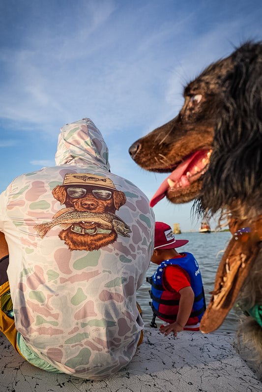 Trucha Dog Vented Performance Tee - Mint