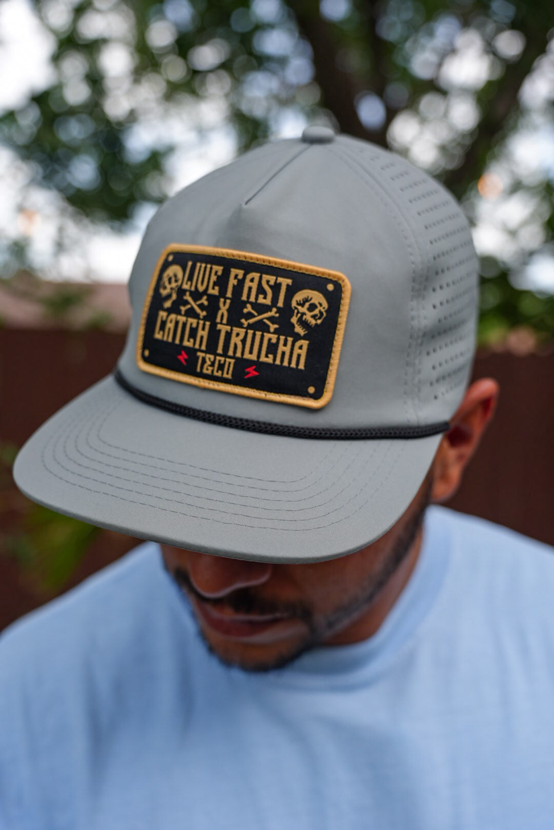 Catch Trucha x Die Tryin Hat - Slate