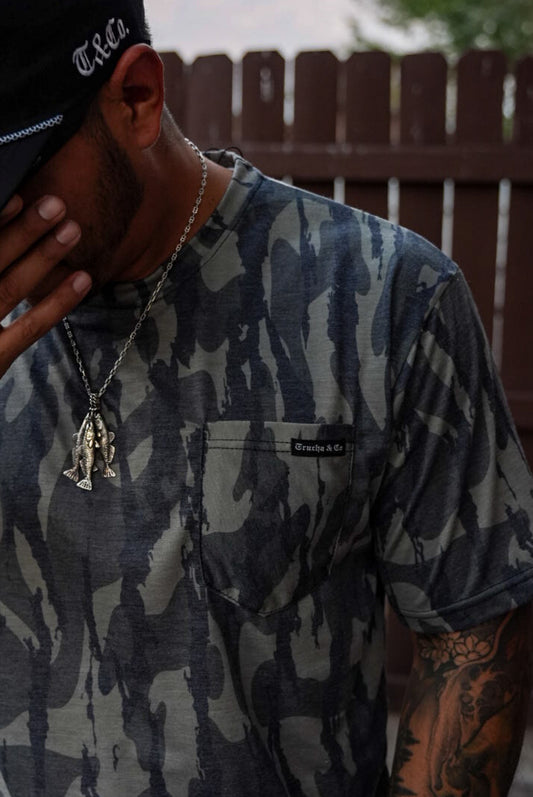 Texas Tails Spanish Moss Camo Tee