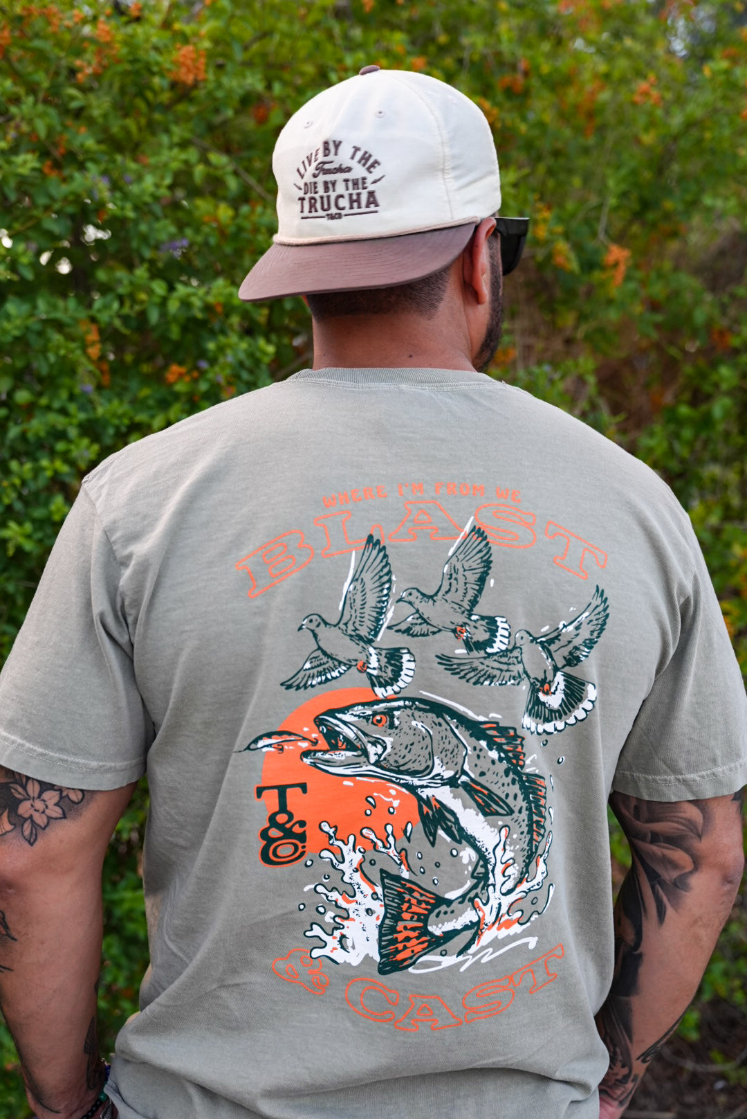 Blast & Cast Tee - Khaki
