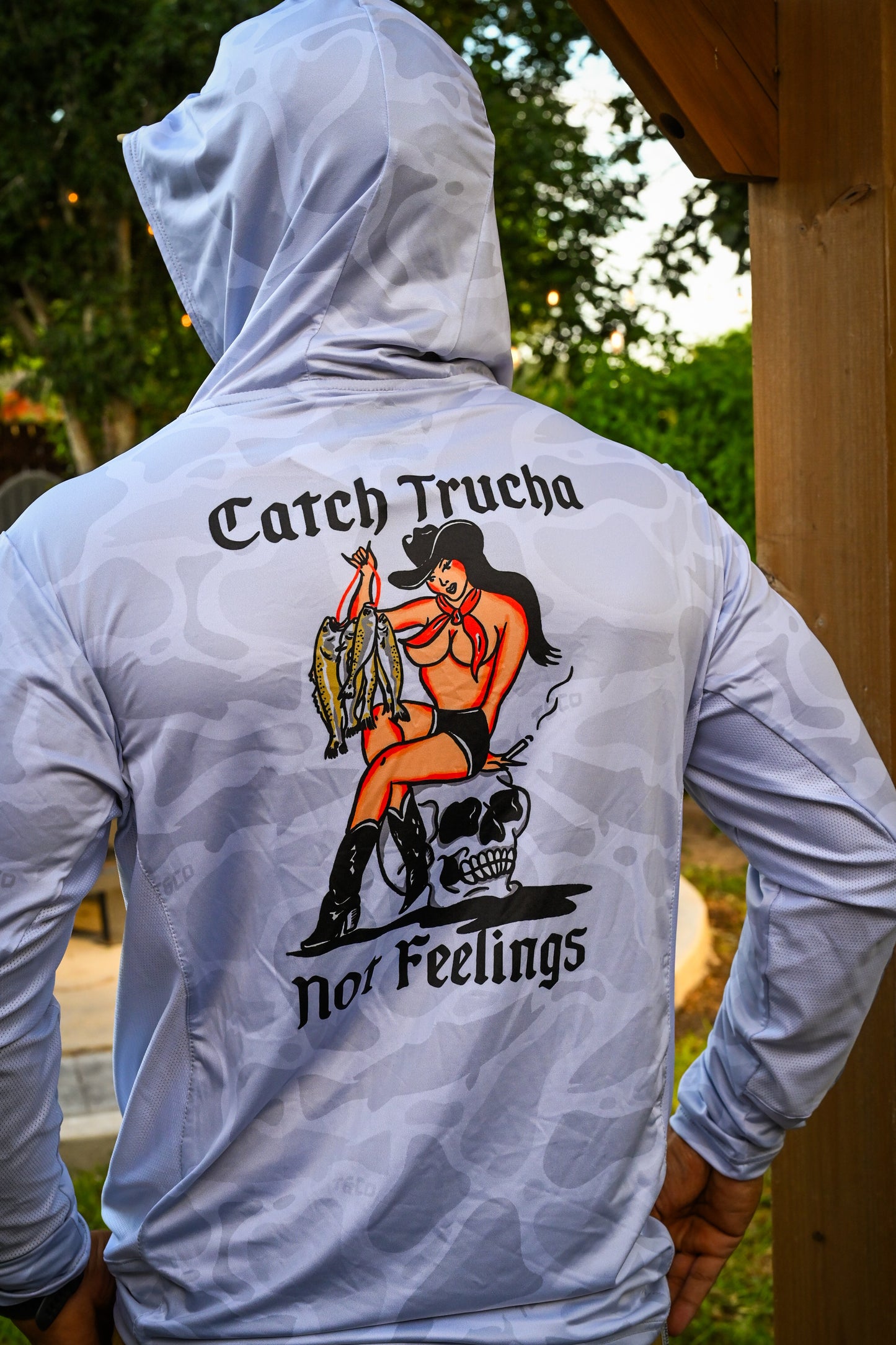 Troutflauge Vented Performance Tee-  Catch Trucha Not Feelings