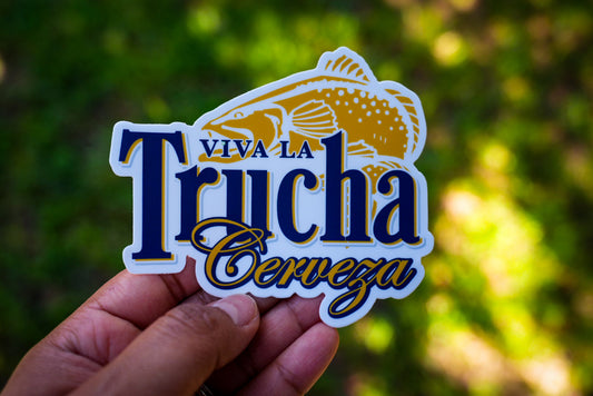 Viva La Trucha Cerveza II Sticker