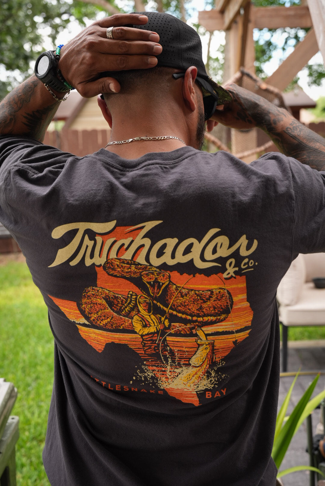 Rattlesnake Bay Tee - Charcoal