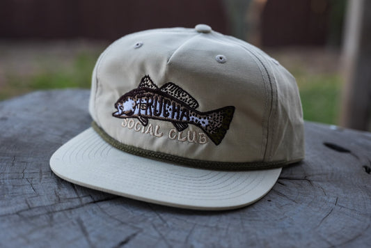 Trucha Social Club Captain Hat-  Cream