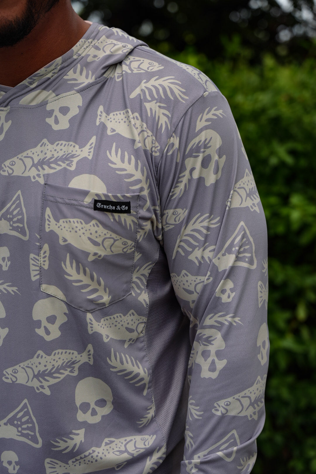 Bad Day to Be a Trucha Performance Tee - Grey