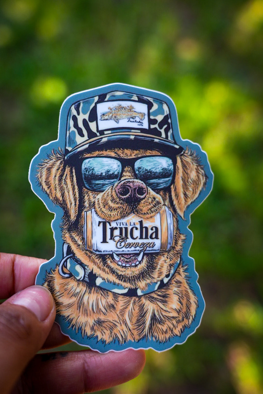 Yellow Retriever Sticker