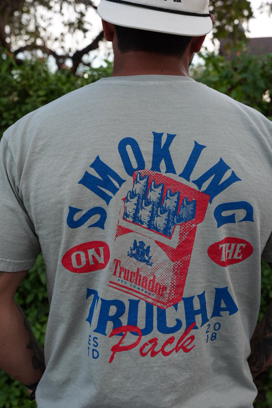 Smoking on the Trucha Pack Tee