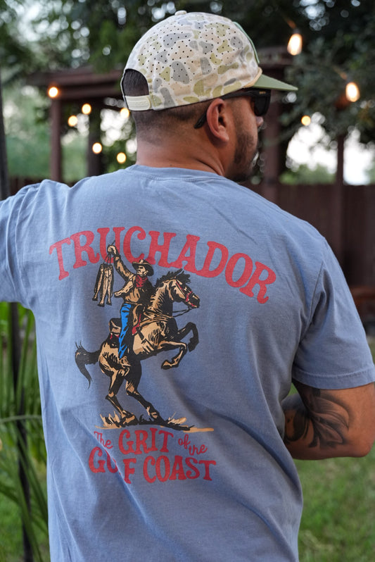 Grit of the Gulf Coast Tee - Denim