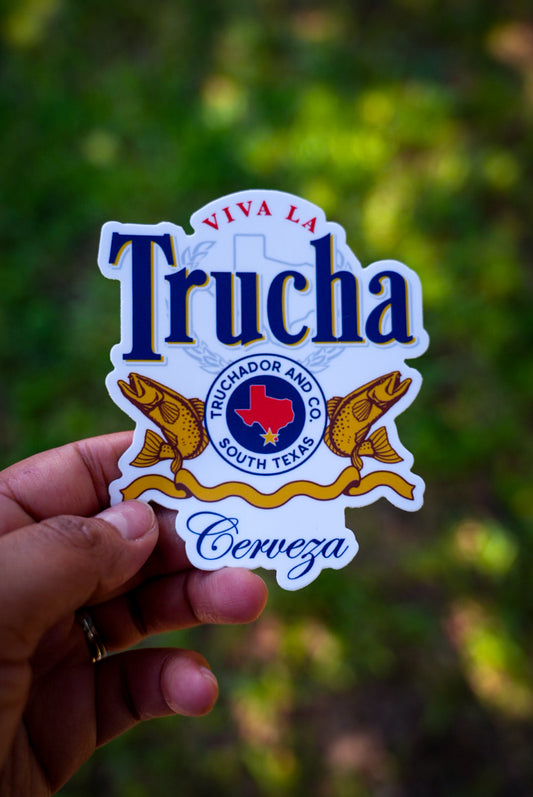 Viva La Trucha Cerveza Sticker