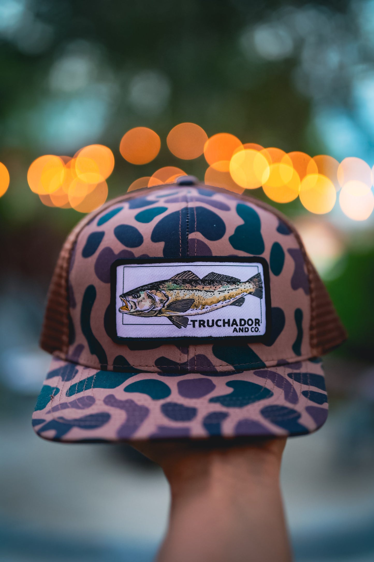 Troutlandia Patch Hat - Bayou Brown