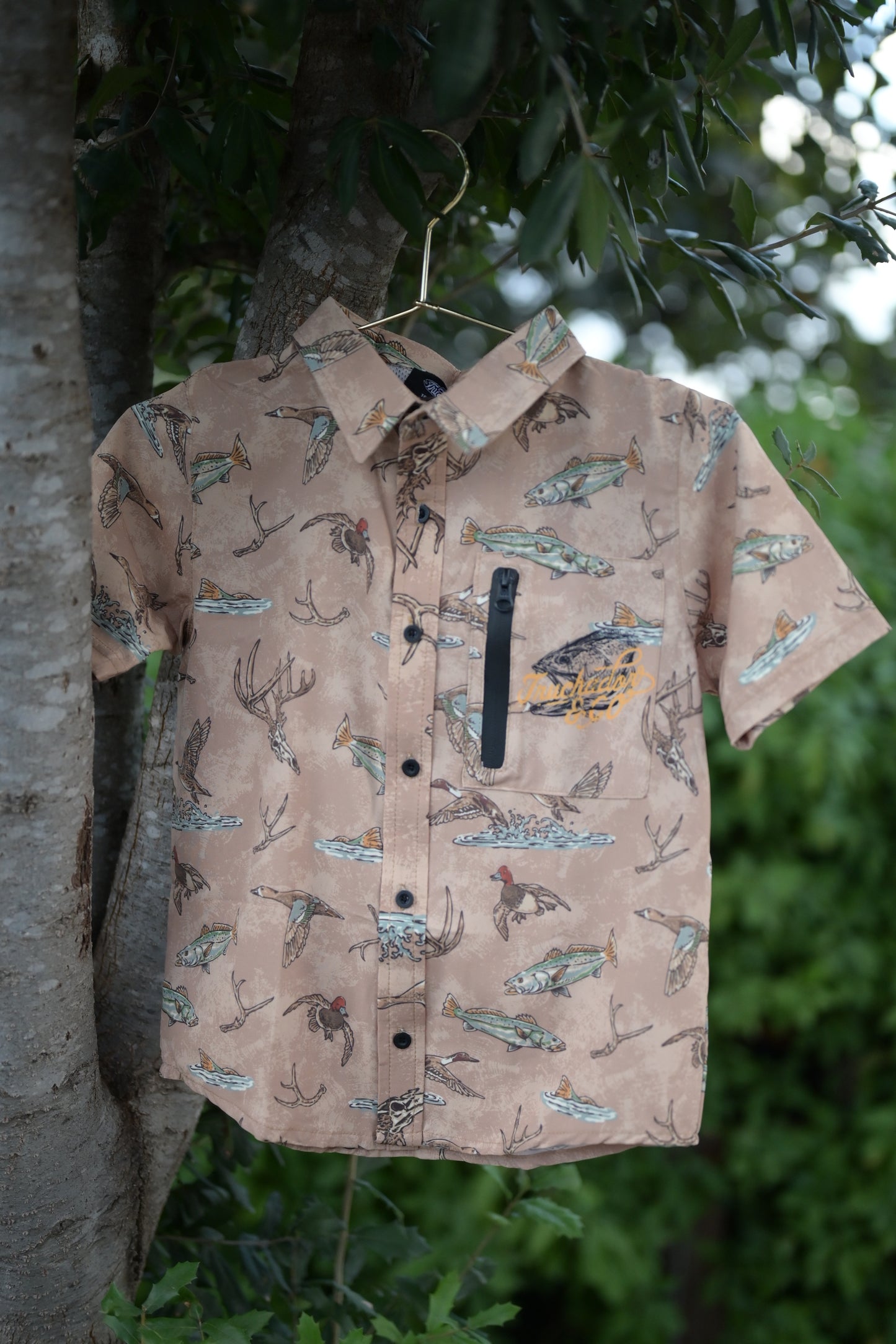 Youth Laguna Atascosa vented 2.0 Button up - Brush