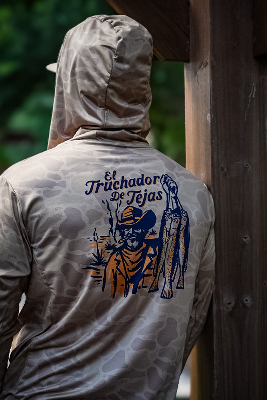 Truchador de Tejas Vented Performance Tee - Sandbar