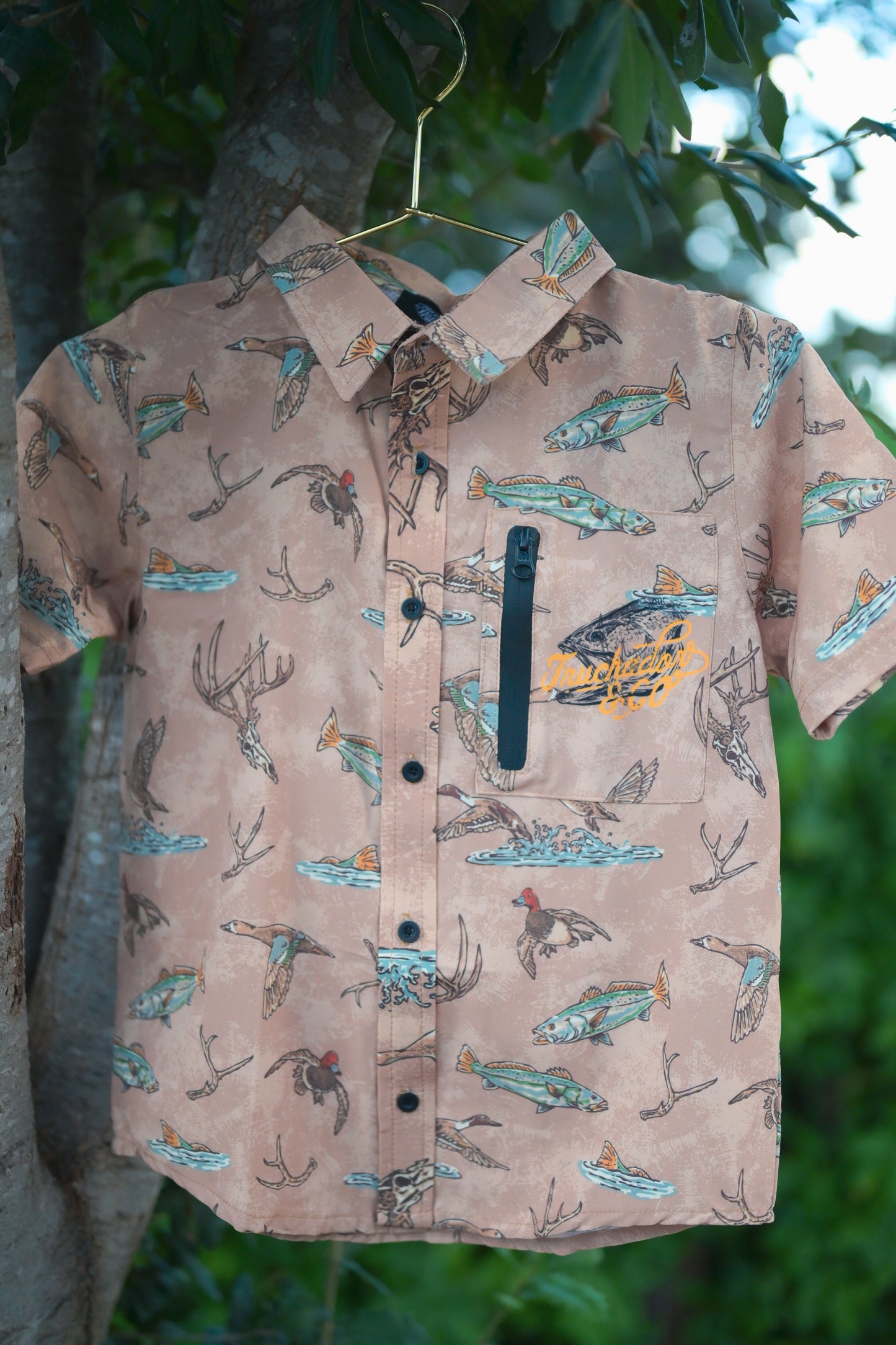 Youth Laguna Atascosa vented 2.0 Button up - Brush