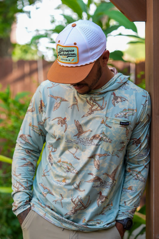Laguna Atascosa Vented Performance Tee - Seafoam