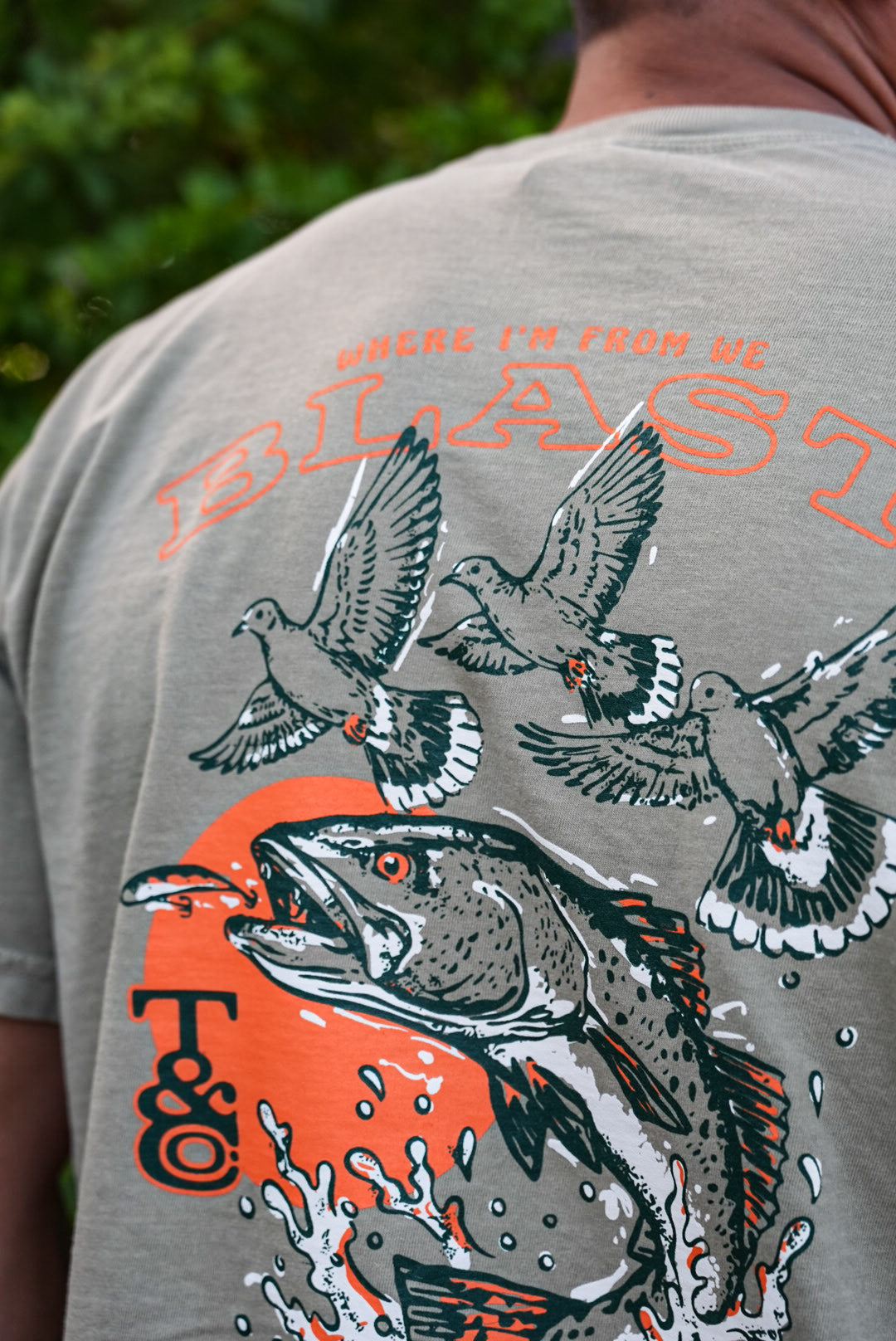 Blast & Cast Tee - Khaki