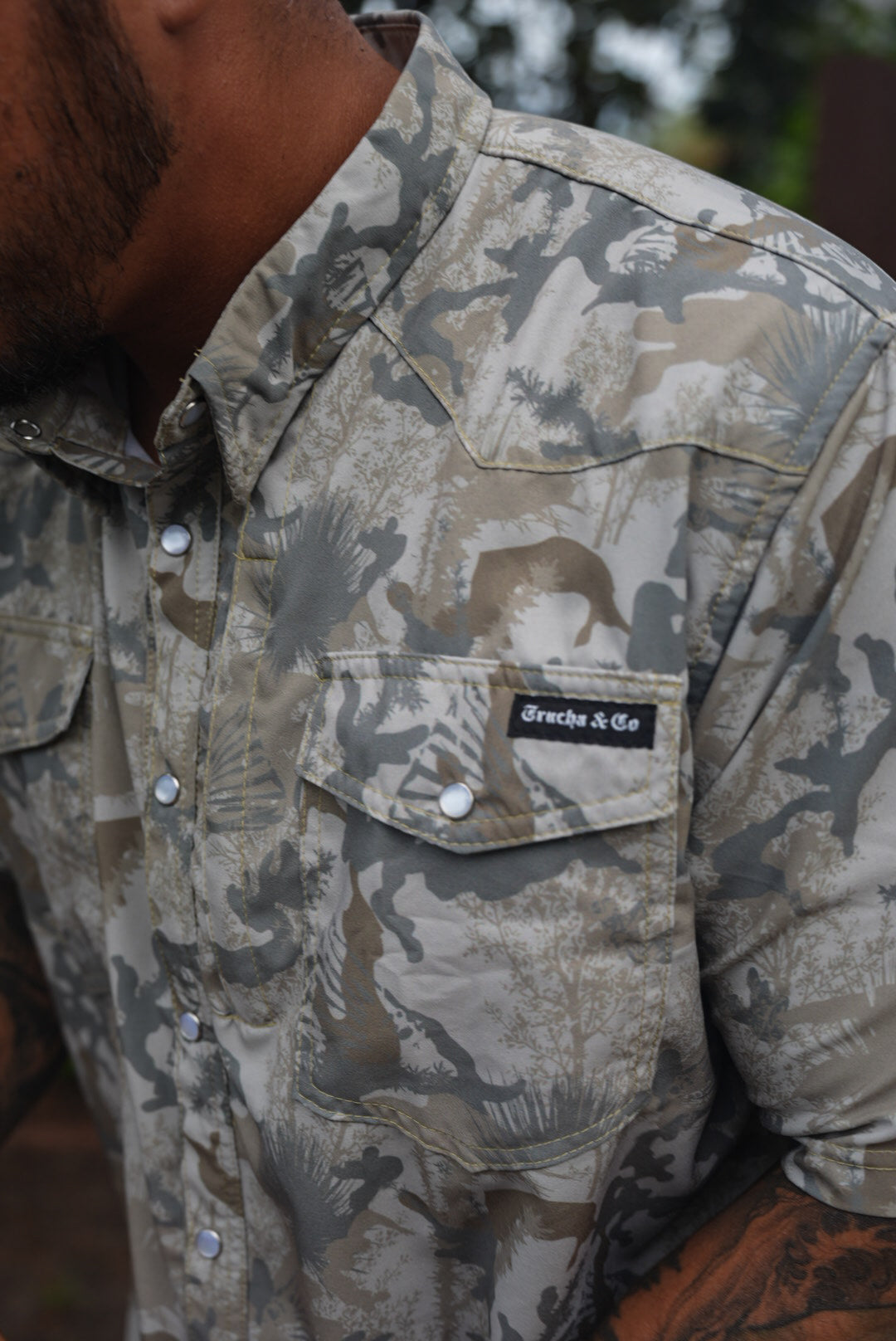 Arroyo City Camo Pearl Snap