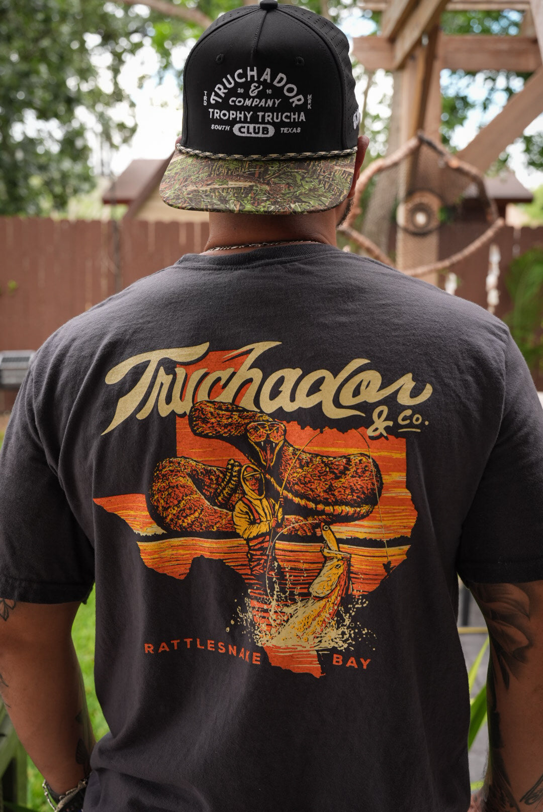Rattlesnake Bay Tee - Charcoal