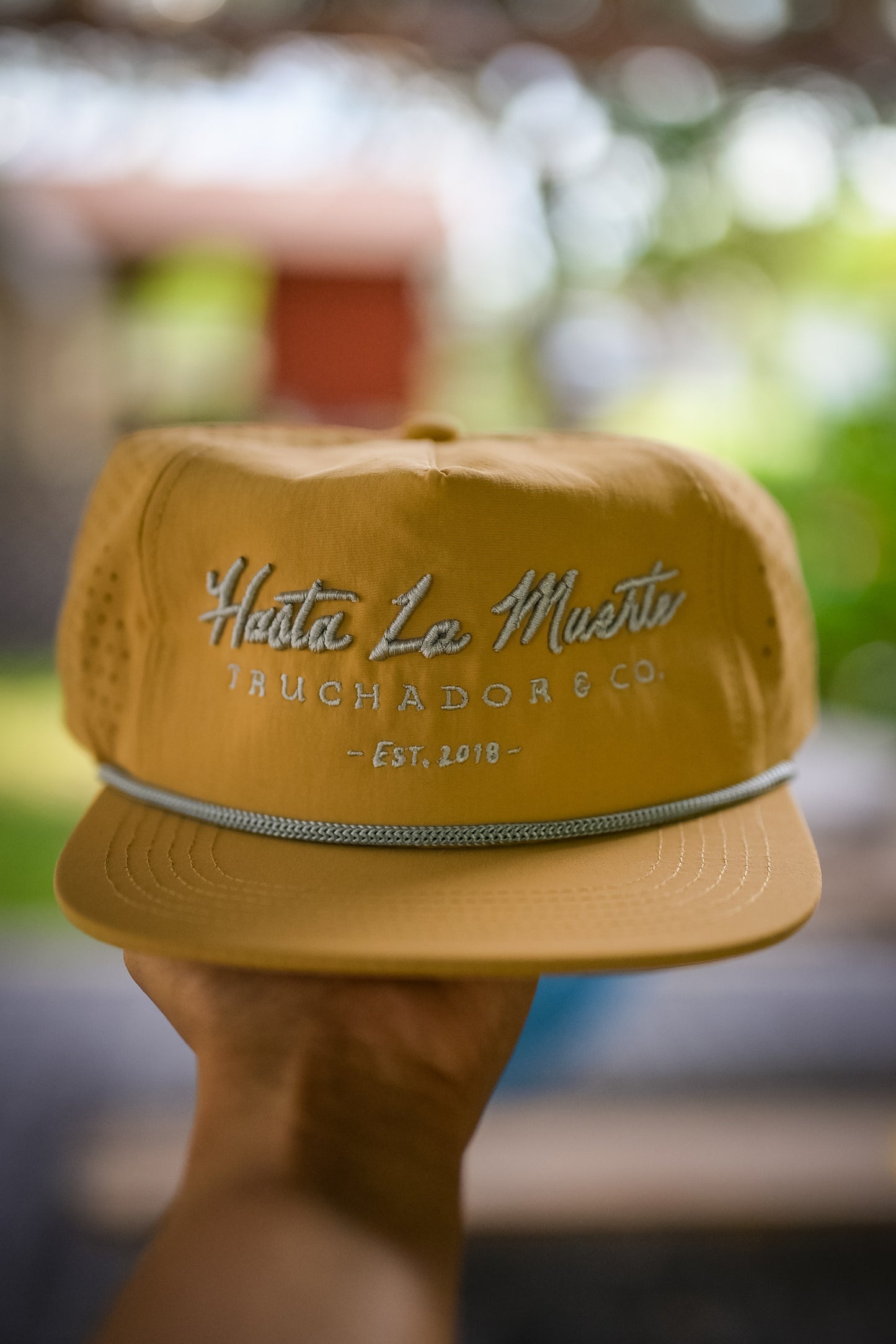 Hasta La Muerte Rope Hat - KHAKI